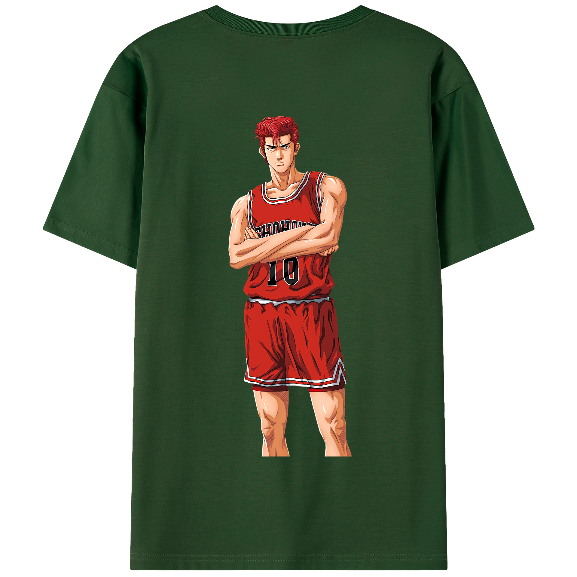 SLAM DUNK／スラムダンク 綿100％半袖Tシャツ（背面プリント）